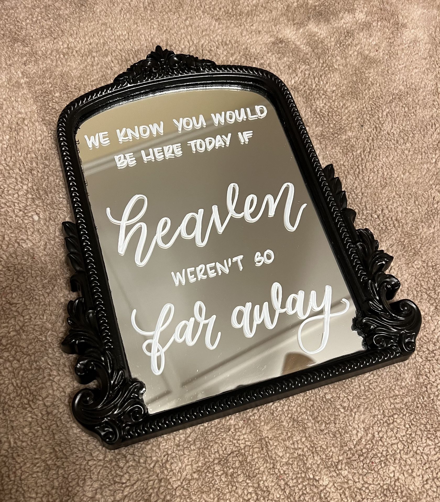 Memory Table Sign/Mirror