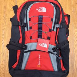 North Face Red Backpack 