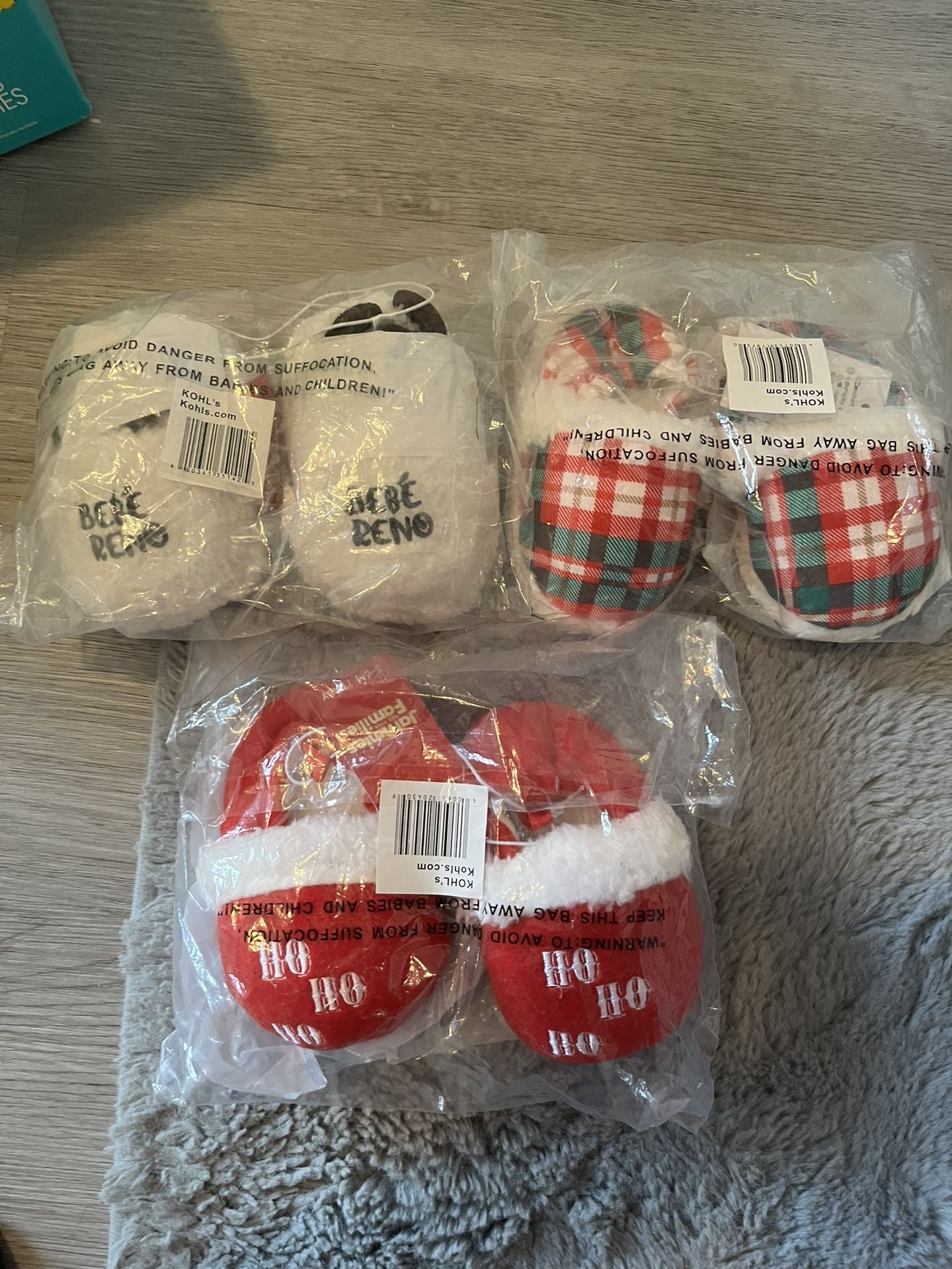 Infant Holiday Slippers