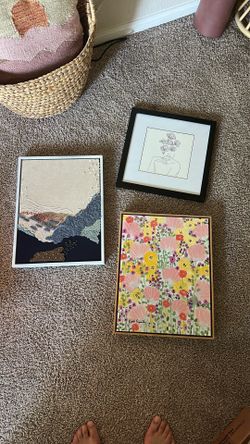 Wall Decor Art - Canvas Floral Scenery Abstract