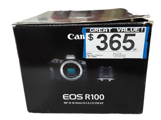 Canon Eos R100 Black Digital Camera