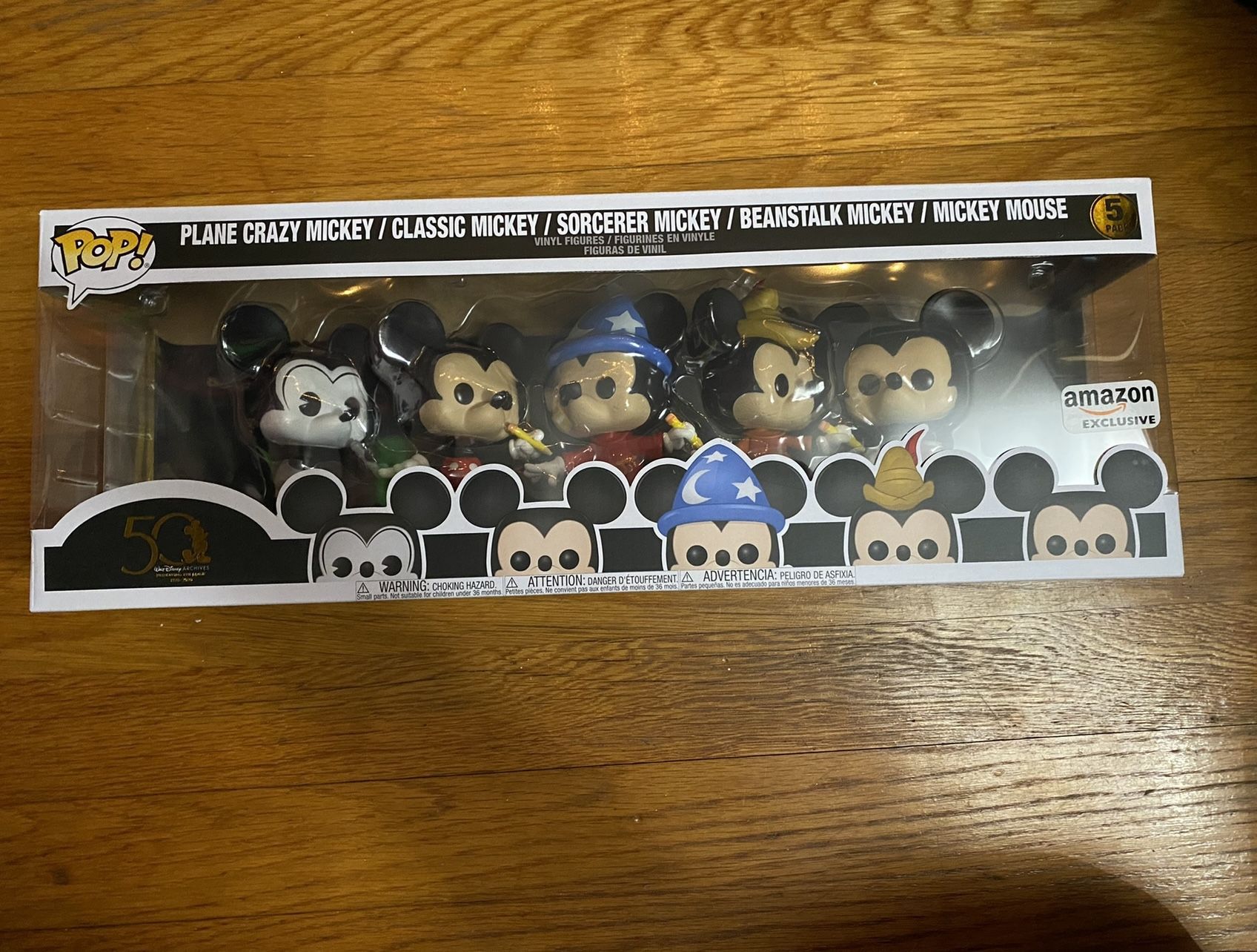 Disney Mickey Mouse 5 Pack Funko Pop Amazon Exclusive 