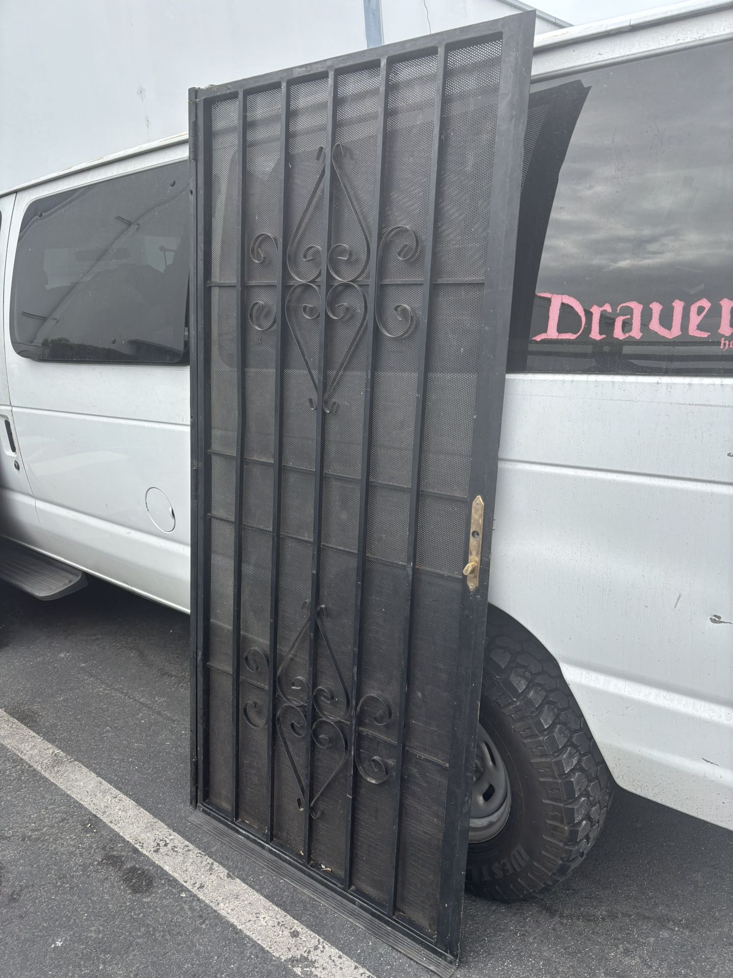 36 inch security screen door