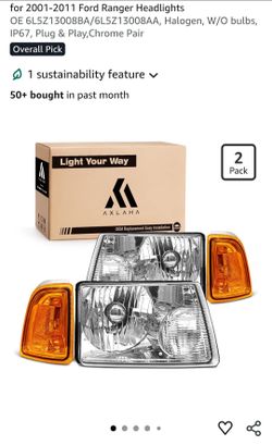 Ford ranger headlight