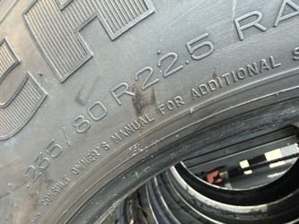 235/80/22.5 Michelin XRV (4 Tires)