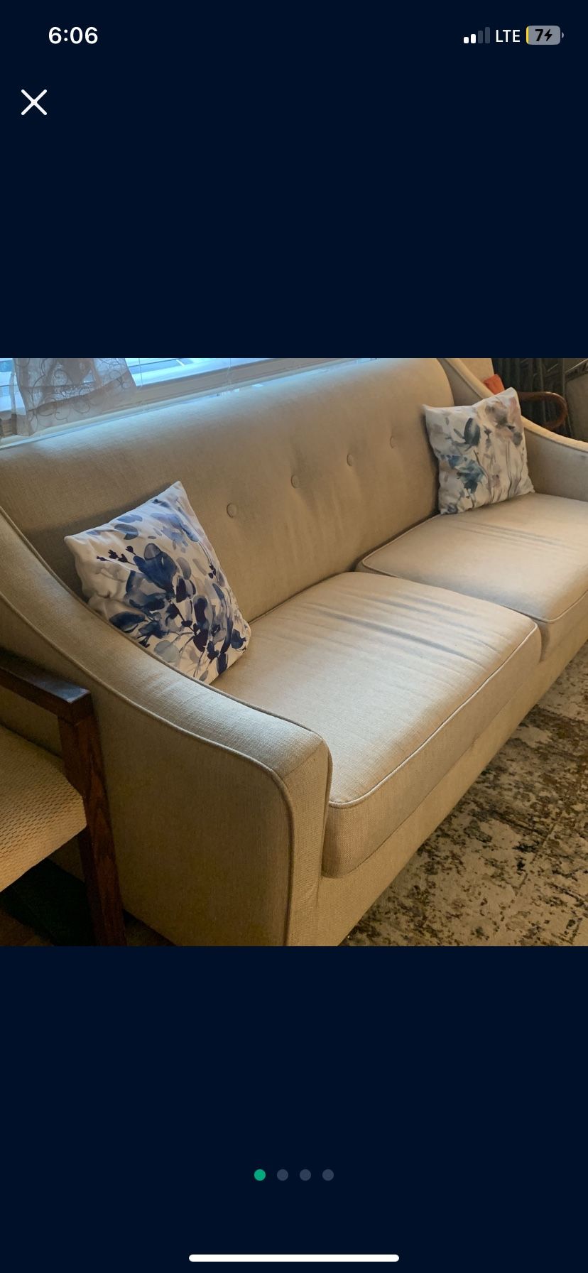 Cream Couch