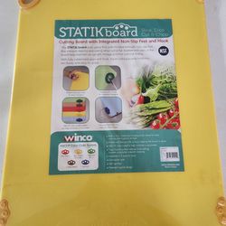Cutting Board with Integrated Non-Slip Feet and Hook