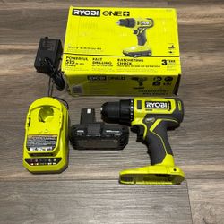 RYOBI ONE+ 18V Cordless 1/2 in. Drill/Driver Kit with (1) 1.5 Ah Battery and Charger
