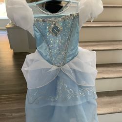 Disney Original Cinderella Ball Gown  (US -3 And 4 Size)