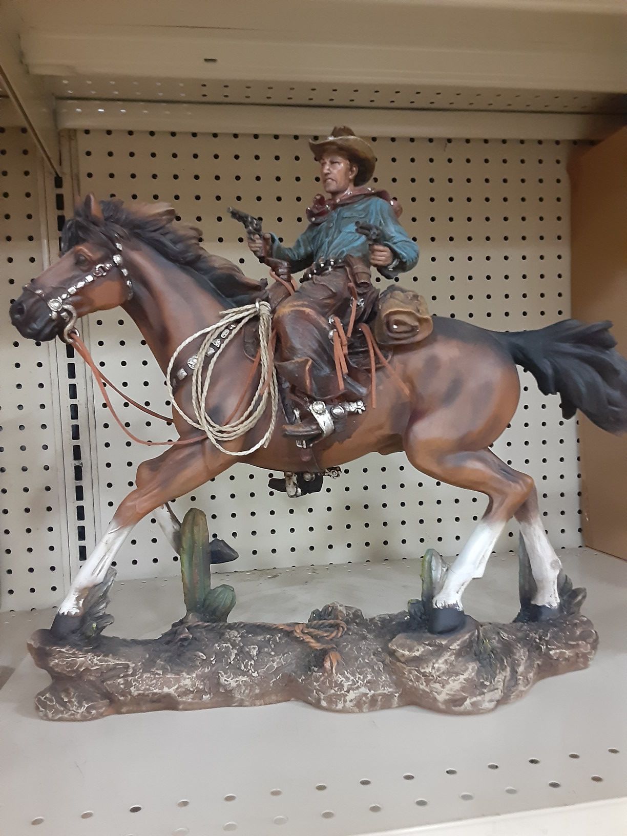 Cowboy in a horse
