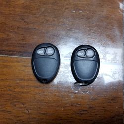 2002-2005 GM Vans / 2-Button Keyless Entry Remotes