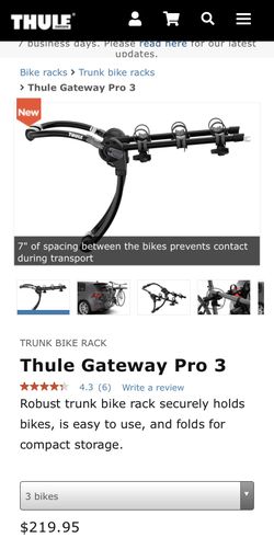 Thule Bike Rack for Sale in Fresno CA OfferUp