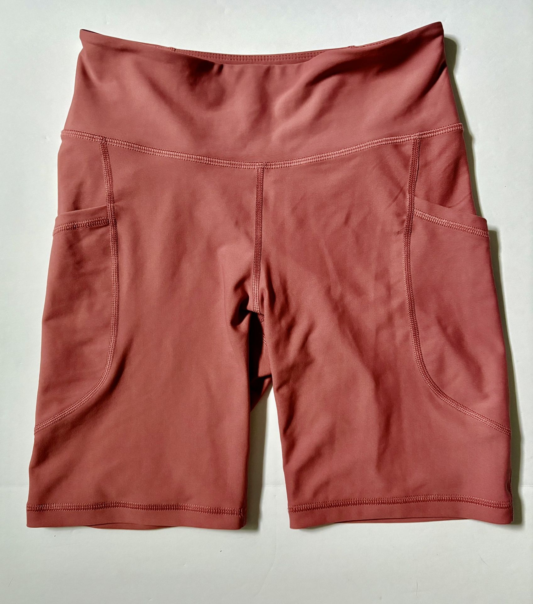 Old Navy High-Waisted Biker Shorts 8” inseam Pink