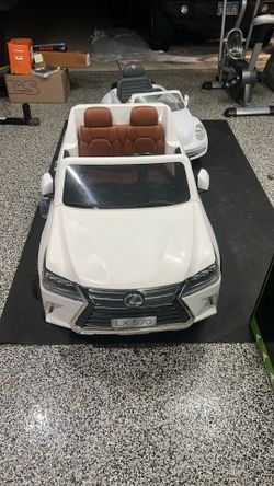 Lexus White Electric Car