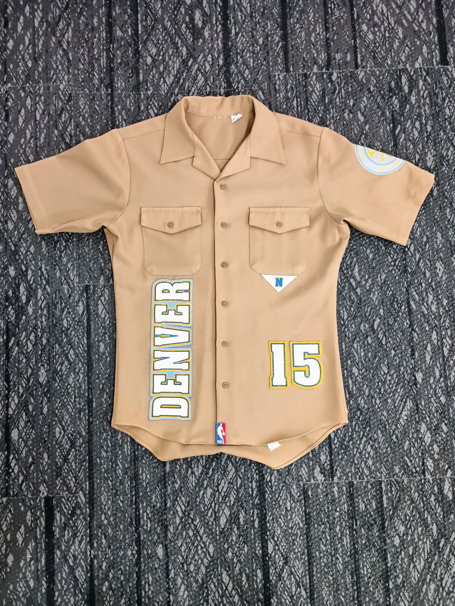 Upcycled Carmelo Anthony shirt