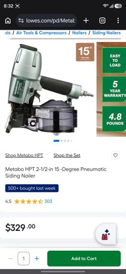 Roofing nailer / pistola para roofing