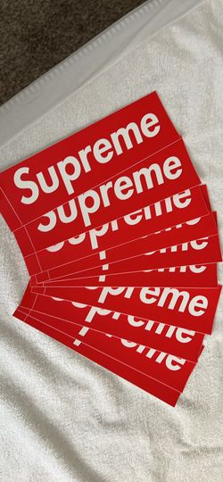Supreme Box Logo Sticker Lot - Authentic Bogo Stickers x12 Quantity 