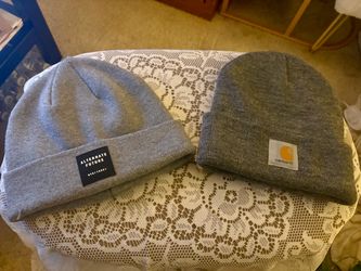 Brand new Carhartt adult sized beanie and H&M beanie