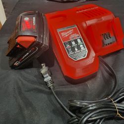 Milwaukee Battery & Charger 