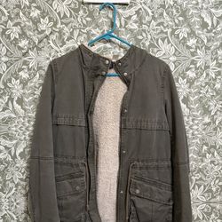 Green • Warm • Sherpa Jacket For Women