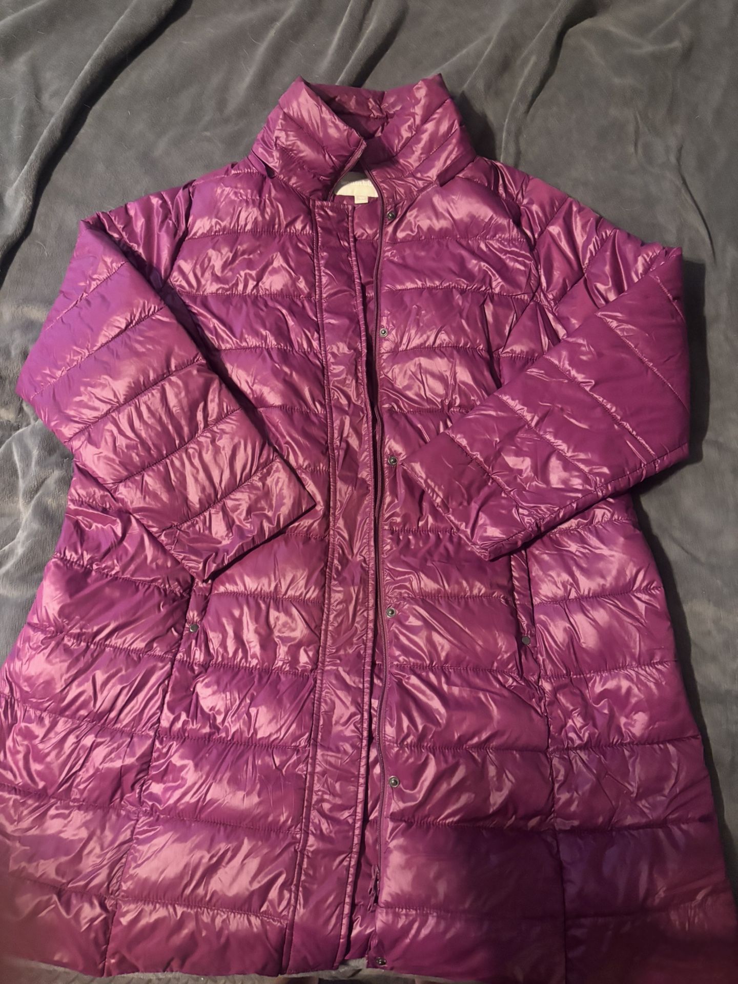 NEW WOMAN WITHIN FUSHIA PURPLE JACKET LARGE L 18/20