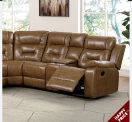 Recliner Sectional Sofa Set