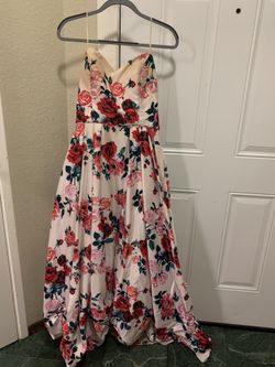 Blondie Nites Pink With Red Roses