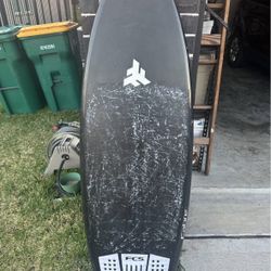 Brazilian local shaper Twin fin 5’7” fish. $300 OBO