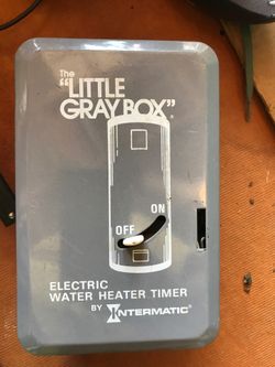 Electric water heater timer