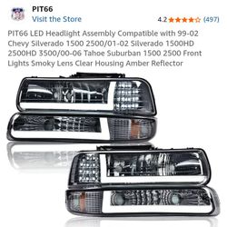 Chevy Silverado 99-02 Headlights HALO