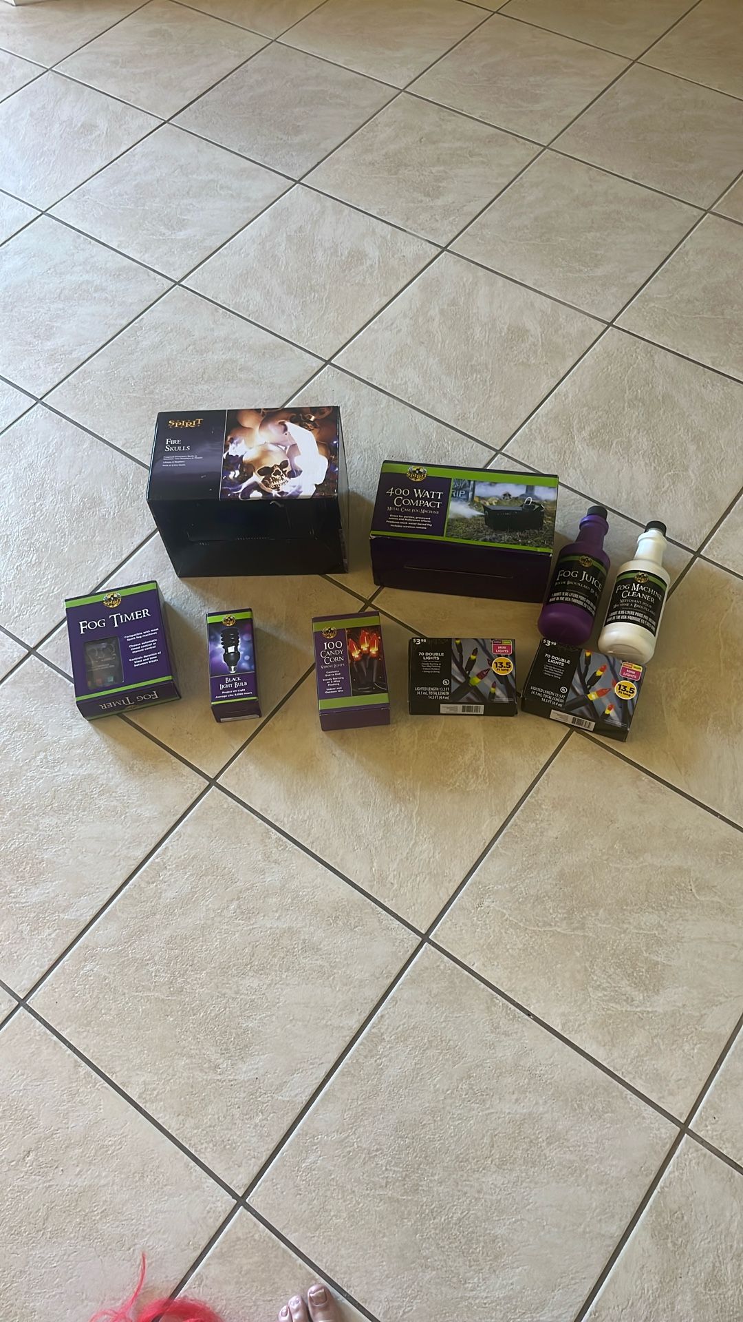 Large lot of Halloween items almost all of it never used