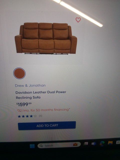 Dual Powered Sofa.. BRAND NEW STILL IN THE BOX!!!