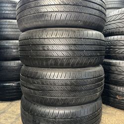 4 HANKOOK TIRES 215/55/16 FREE MOUNT AND BALANCE 