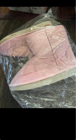 Pink Suede Winter Boot