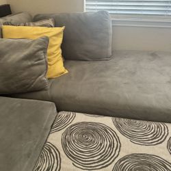 Clean Light grey  Sectional 