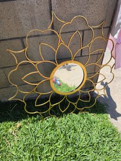 Floral mirror