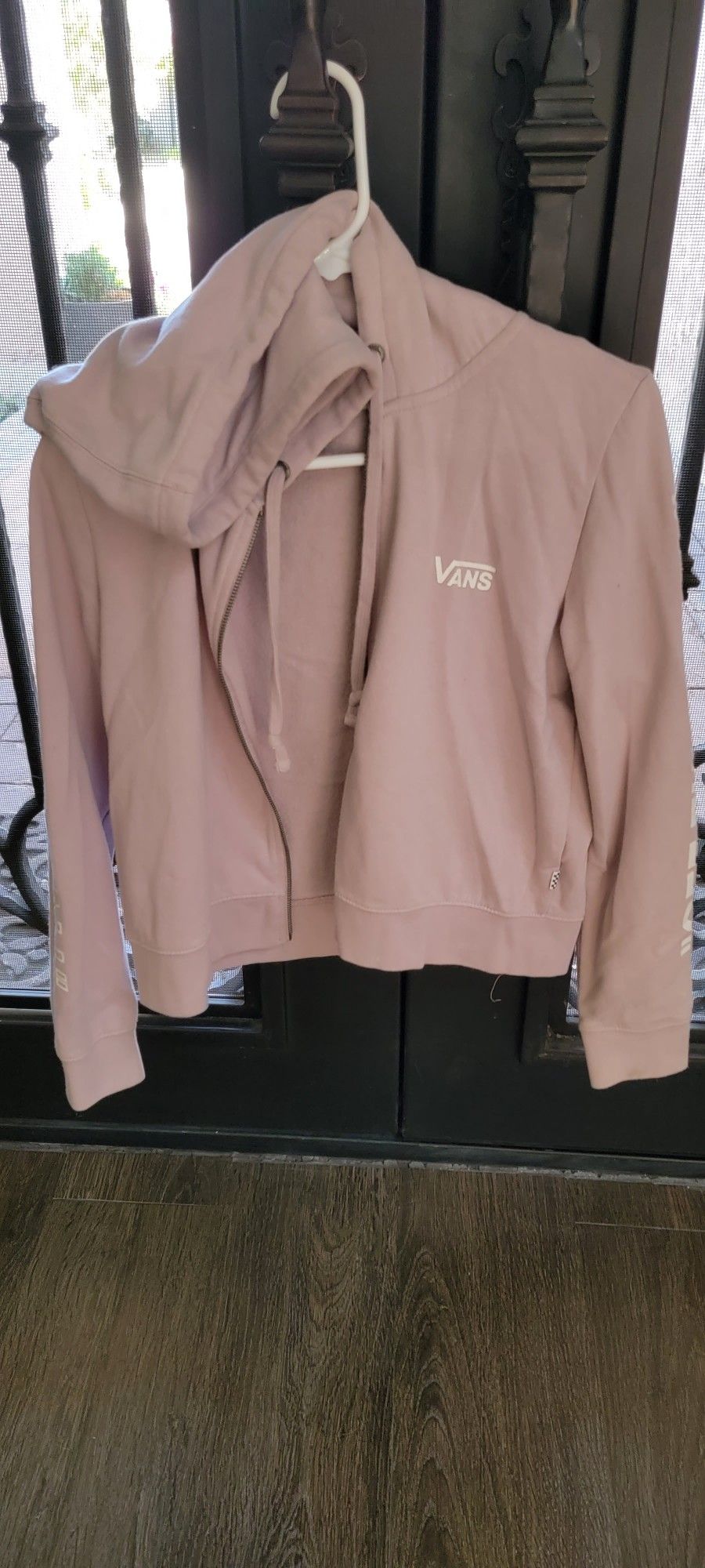 Vans Zip Up Sweatshirt Size SMALL purple Color