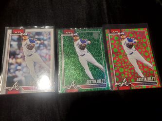 Austin Riley Topps 75th Anniversary Card Lot (3)