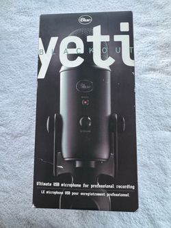 Blue Yeti Blackout USB Microphone