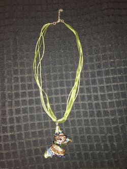 Beautiful Butterfly Necklace New.. $15