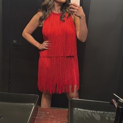 Herve Leger Tent Dress (Red)