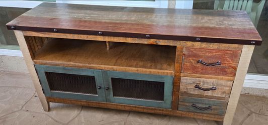 Rustic Media Cabinet