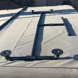 Heavy Duty Metal Hanging Wall/Ceiling Rack 