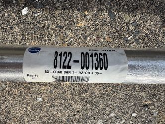 Bradley 36” Stainless Steel Grab Bar - New