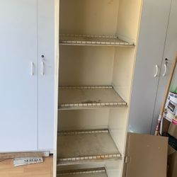 METAL. CABINETS FOR STORAGE 