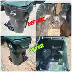 $1 Clean Trash Cans Trash Bins Garbage Cans Garbage Bins