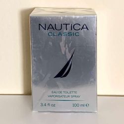 New in Box - Nautica Classic Eau De Toilette for Men Fragrance Cologne 