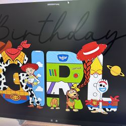 Toy Story Birthday Girl Custom T Shirt 