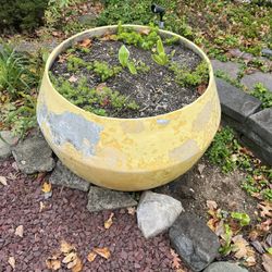 Large Fiberglass Flower Pot