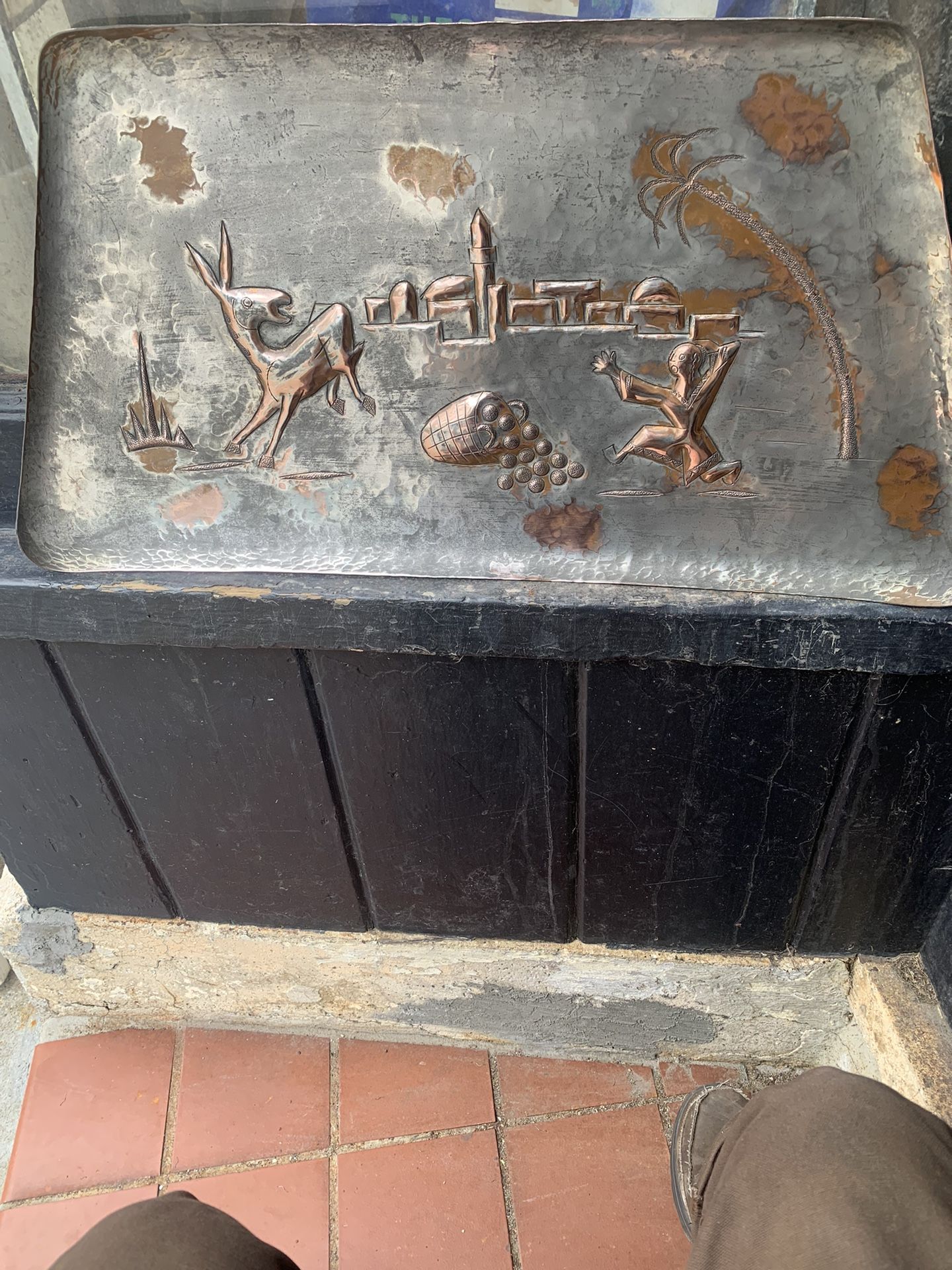 Arts And Crafts Copper Wall Hanging